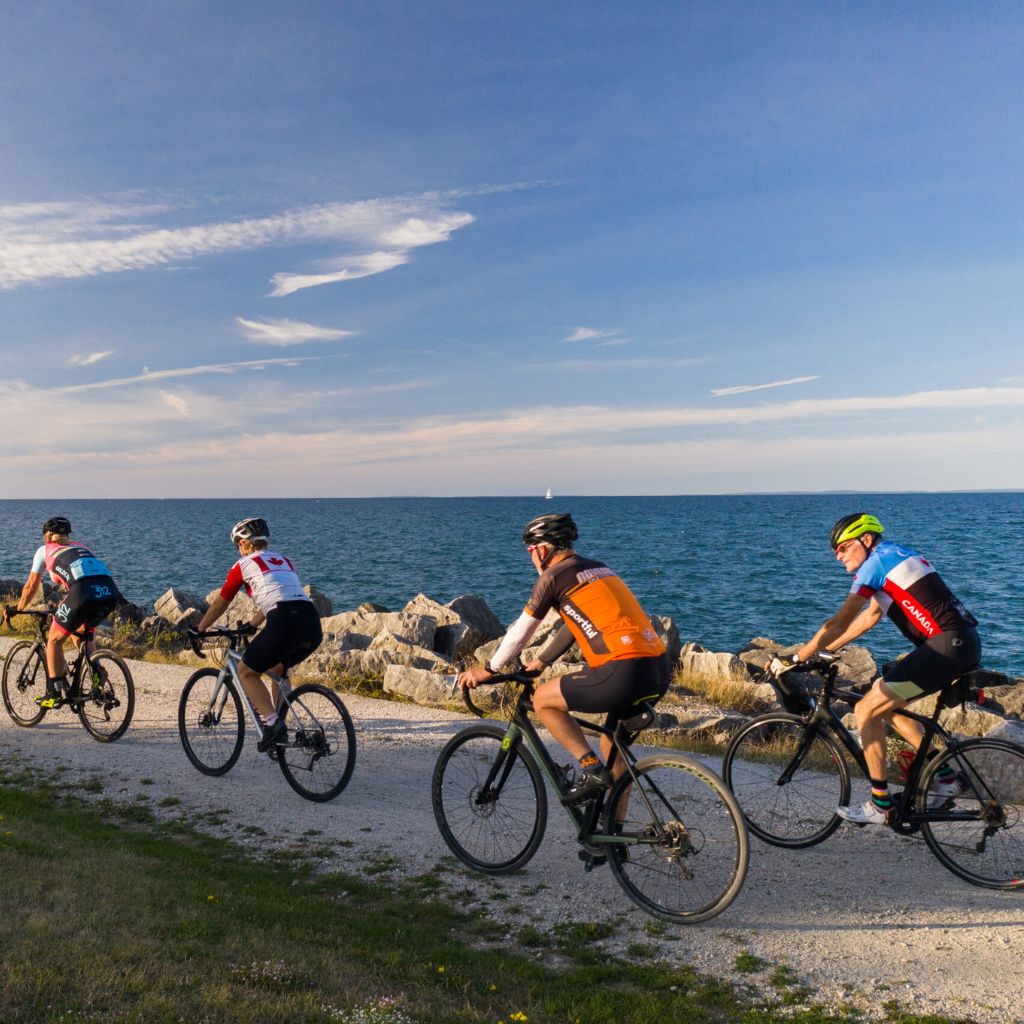 cycling with your friends